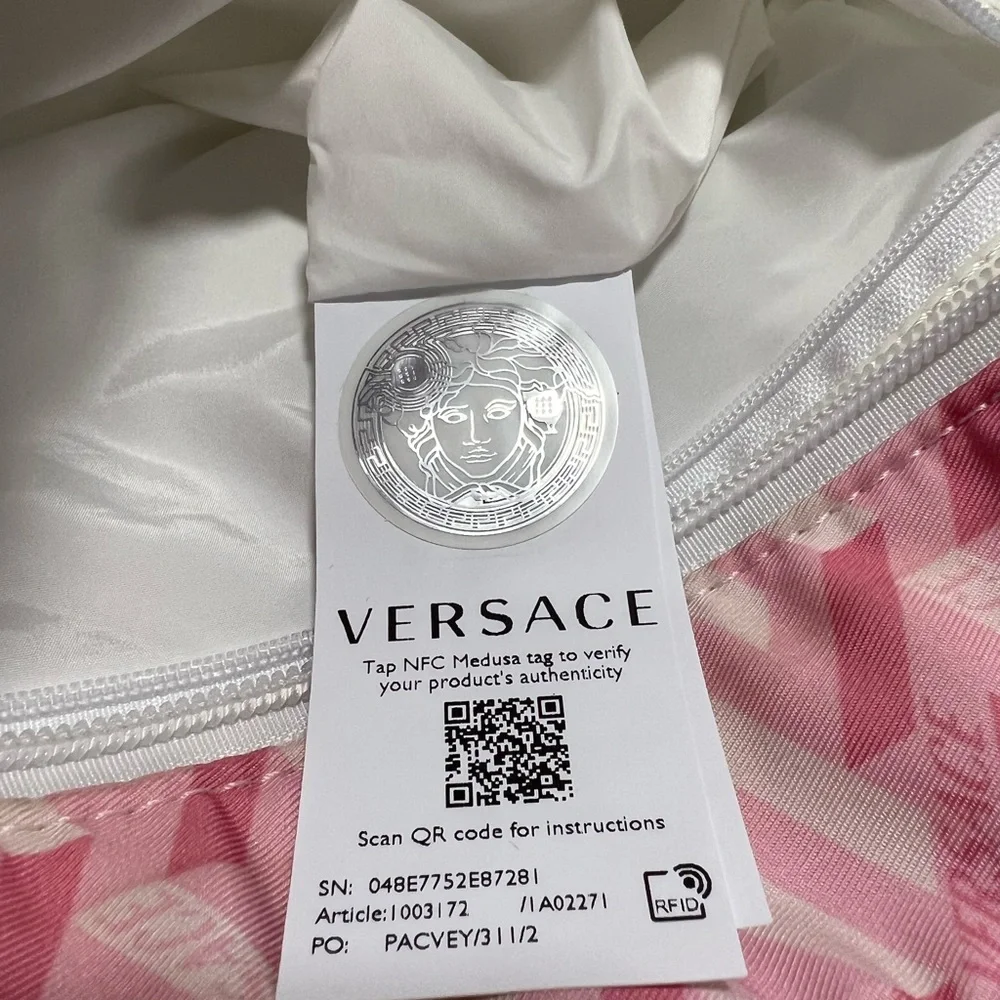 Versace Baby Diaper Shoulder Bag Pink